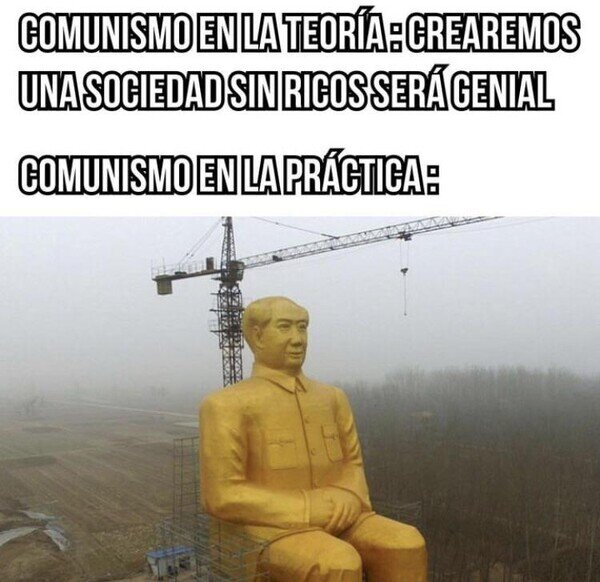 Meme_otros - No todos tienen para una mega estatua