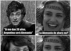 Enlace a Qué intenciones tendrá Milei...