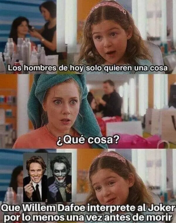hombres,querer,deseo,Joker,William Dafoe,actor