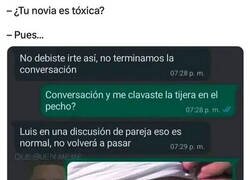 Enlace a Hay un poco de novia en tu tóxica