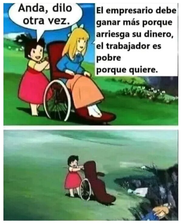 Meme_otros - ¡Para abajo!