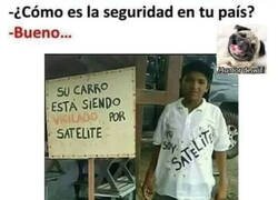 Enlace a Seguridad por Satélite