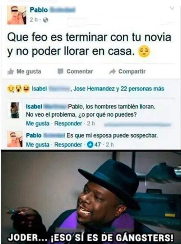 Meme_otros - Cuando cortas con tu novia y no puedes llorar