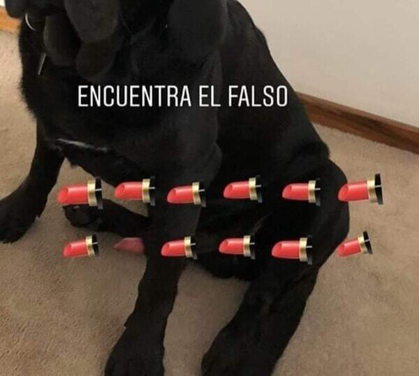 Meme_otros - Encuentra el falso pintalabios