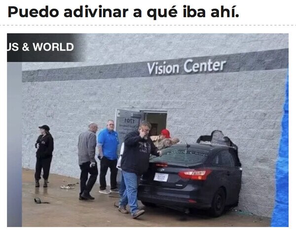 Otros - Un cegato al volante