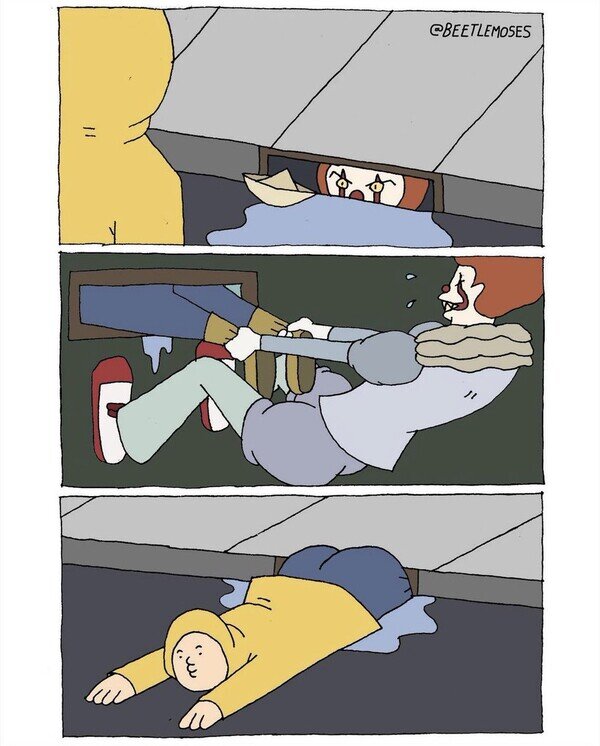 Meme_otros - Yo no me podría ir con Pennywise