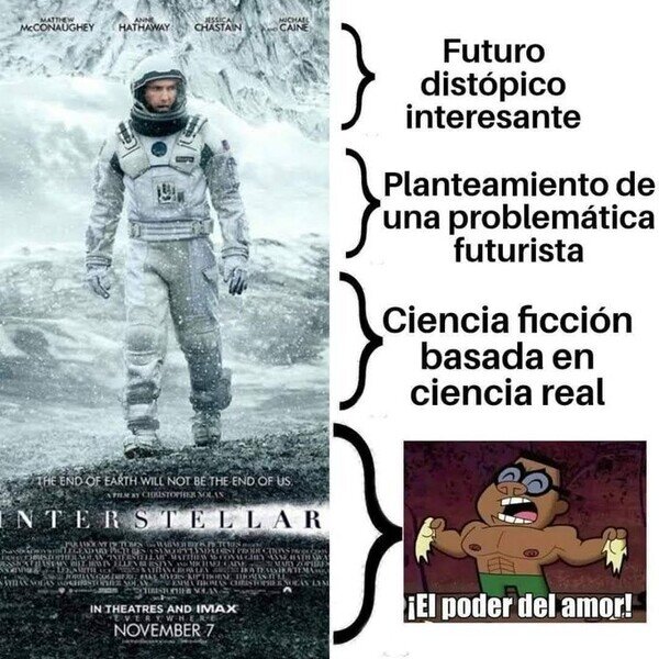 Interstellar,resumen,película,poder,amor