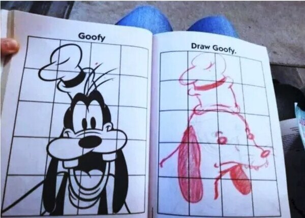 realismo,goofy,dibujar,perro