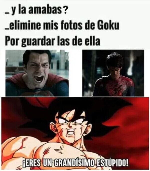 Meme_otros - Lo que Goku pensaría de tí