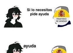 Enlace a Si lo necesitas, pide ayuda