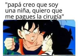 Enlace a Goku era un buen padre