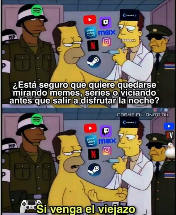 Meme_otros - Ya estoy mayor para la vida nocturna