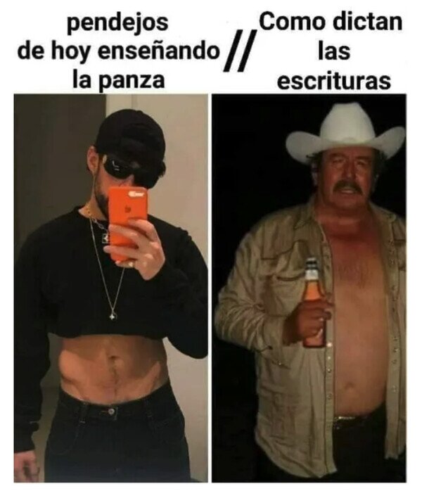 Meme_otros - Enseñando pecho como es debido