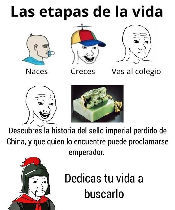 Meme_otros - Las etapas de la vida
