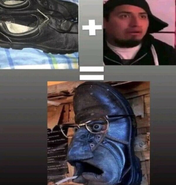 Meme_otros - Si un zapato y un sorprendido tuvieran un hijo