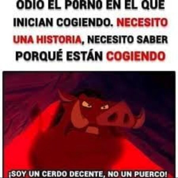 Meme_otros - Soy un cerdo decente