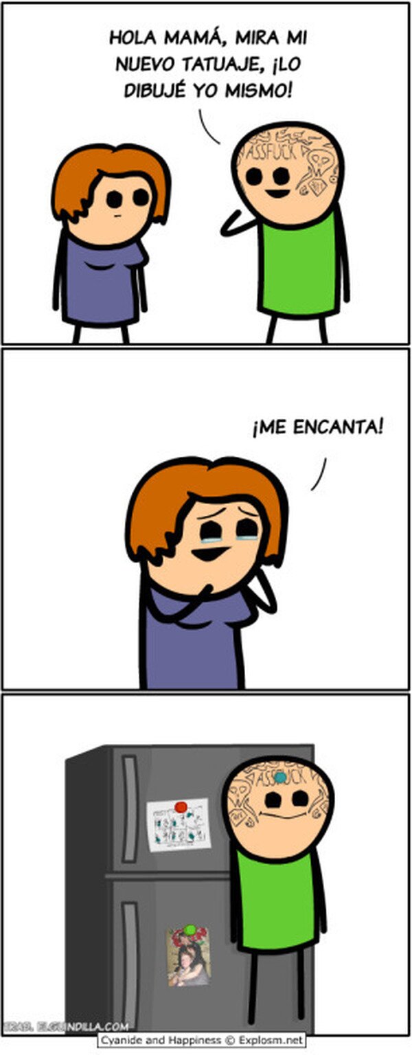 Meme_otros - Siempre le gustaron los dibujos de su hijo