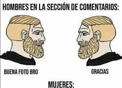 Enlace a Hombres y mujeres comentando