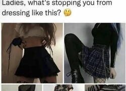 Enlace a Chicas, ¿qué os impide vestir así?