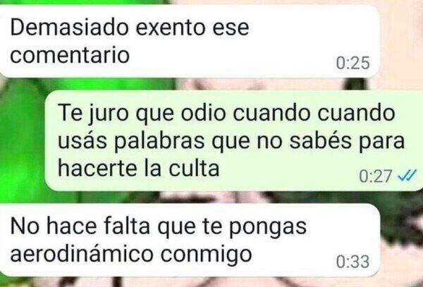Meme_otros - Cuando se hace la culta