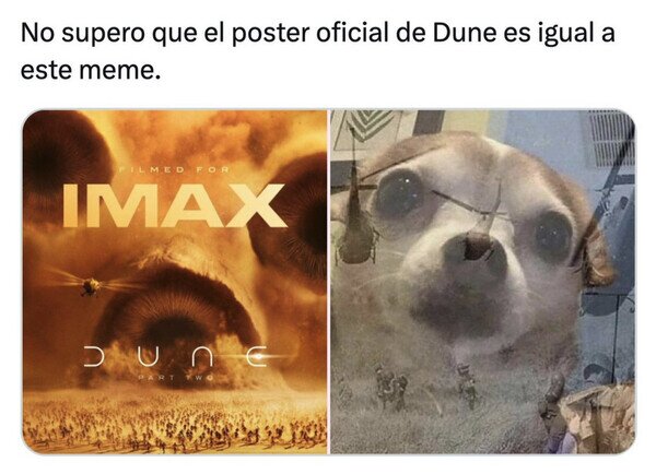 dune,meme,cartel,parecidos