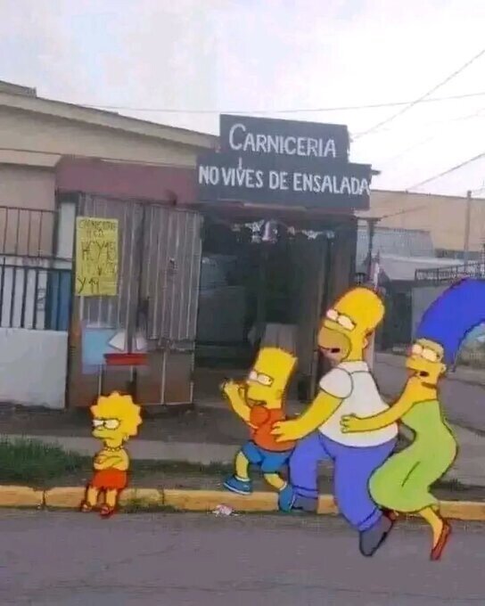 Meme_otros - No conquistas nada con una ensalada...