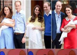 Enlace a Guillermo pierde pelo con cada hijo como Homer