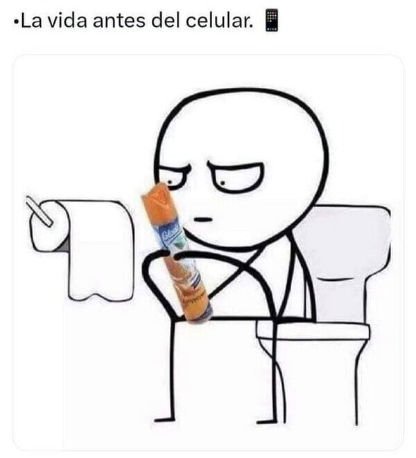 Meme_otros - Antes se leían botes del baño