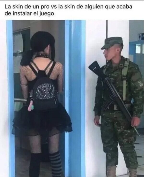 Meme_otros - ¿Quién de los dos es un pro?