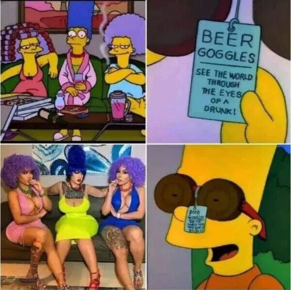 Meme_otros - Las gafas para ver con los ojos de un borracho