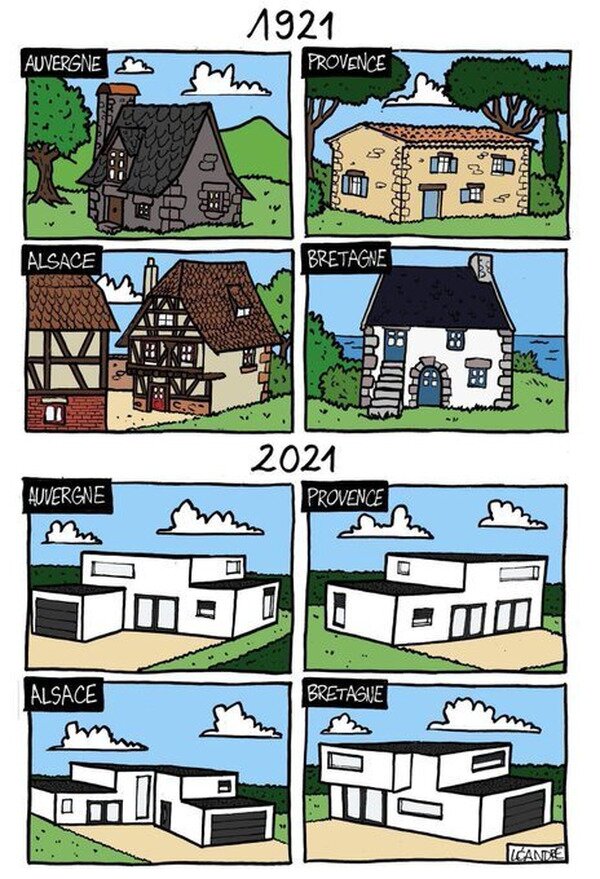 Meme_otros - Tirria eterna a la arquitectura moderna