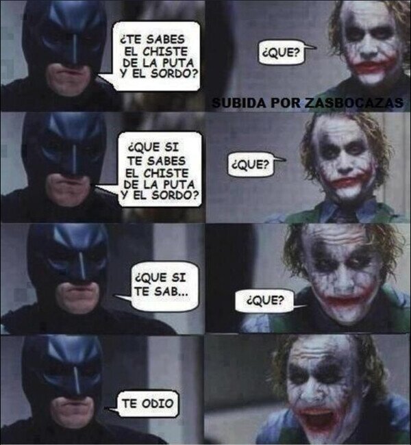 batman,joker,sordo,chiste