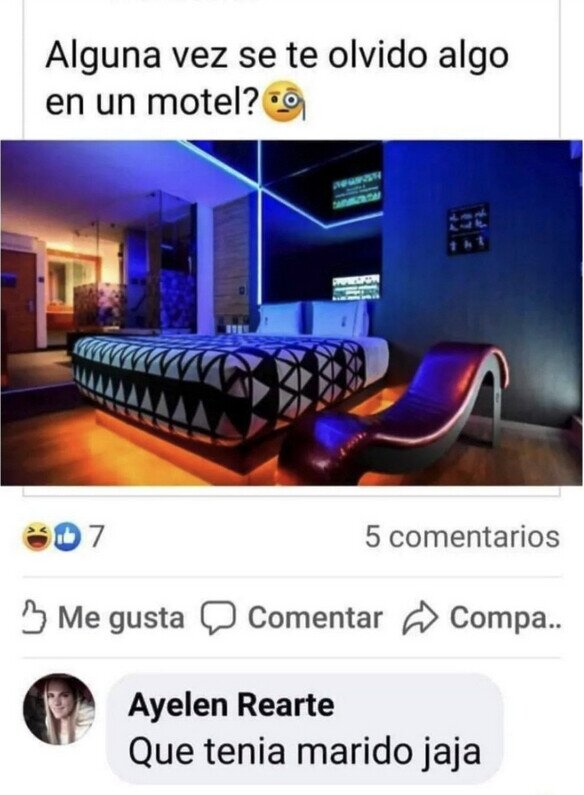 Meme_otros - Cosas que se olvidan en los moteles