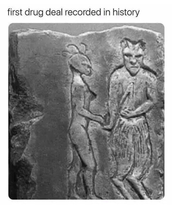 Meme_otros - El primer trapicheo de la historia