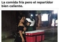 Enlace a Se entretuvo el del delivery