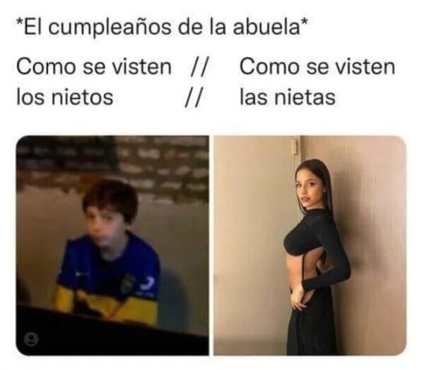 Otros - En el cumpleaños de la abuela