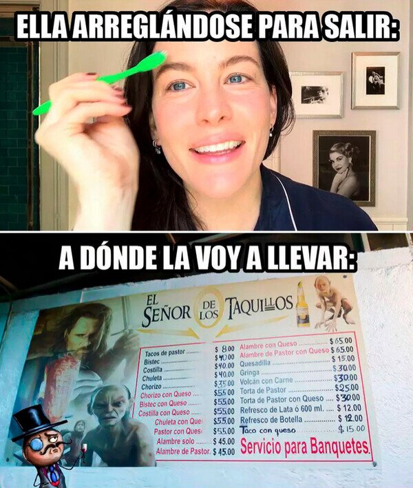 Meme_otros - Espero que disfrute de la velada