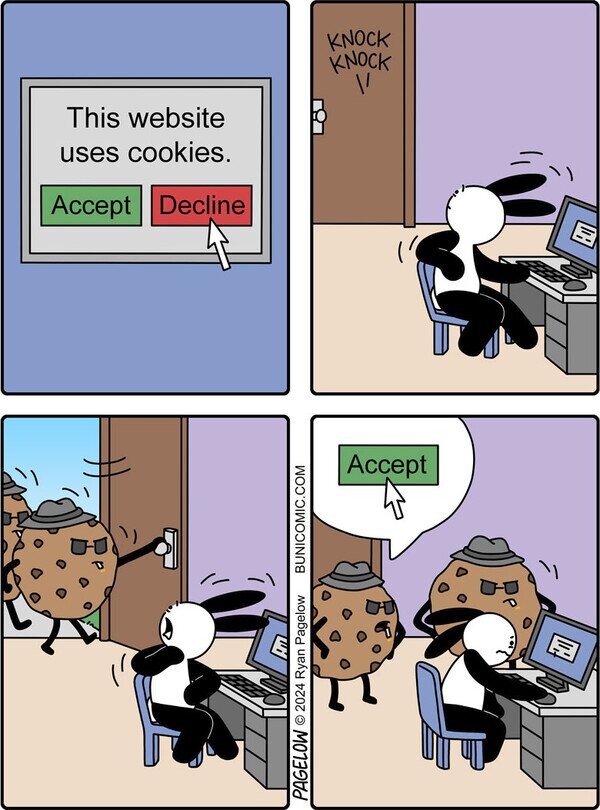 Otros - Con las cookies no se juega, las aceptas por las buenas o por las malas...
