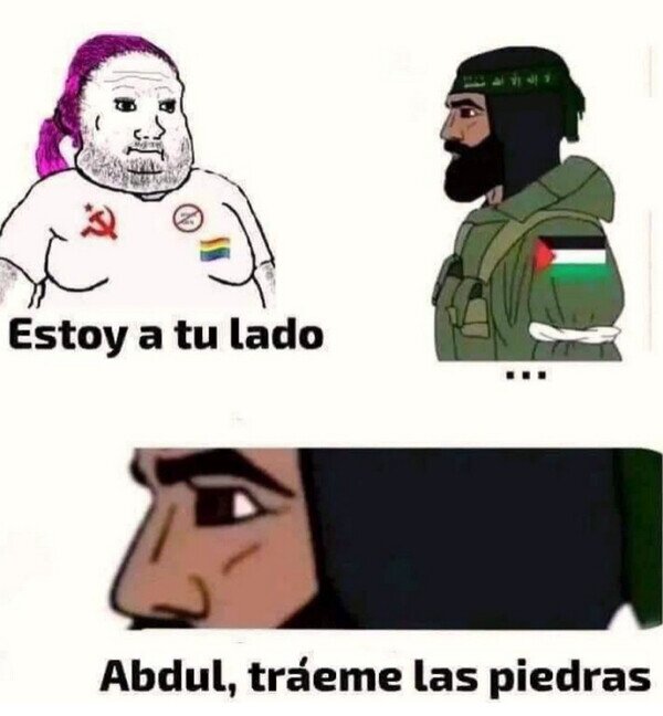 Meme_otros - Si Abdul pudiera ver cómo le apoyas