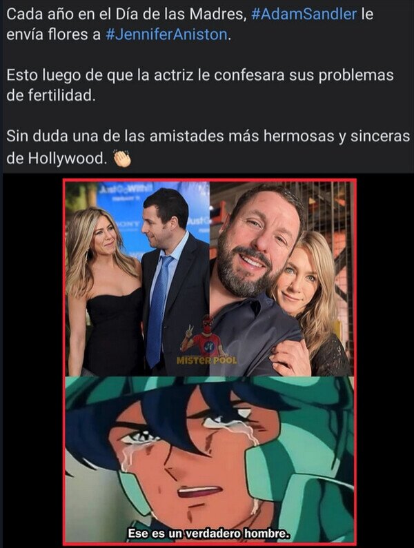 Meme_otros - No te puede caer mal Adam Sandler
