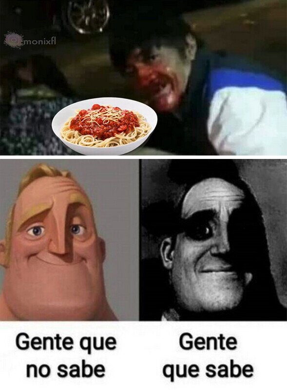 Meme_otros - ¡Qué rica la boloñesa!