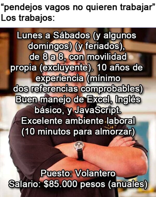 Meme_otros - Está fatal el mercado laboral