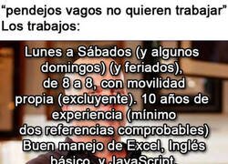 Enlace a Está fatal el mercado laboral