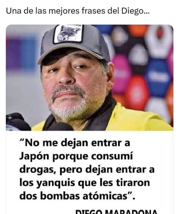 Maradona,Japón,entrar,EEUU