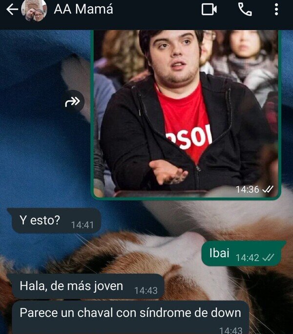 Ibai,foto,madre,joven