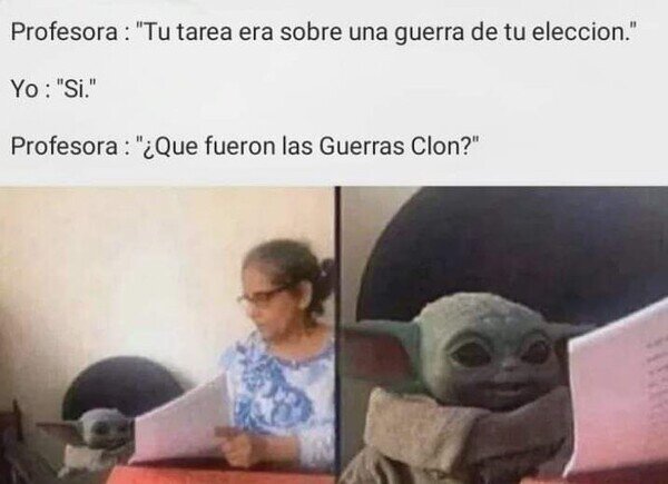 Meme_otros - Qué vergüenza... Oiga, se supone que la profesora es usted...