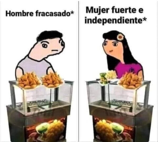 hombre,mujer,trabajo,puesto,comida