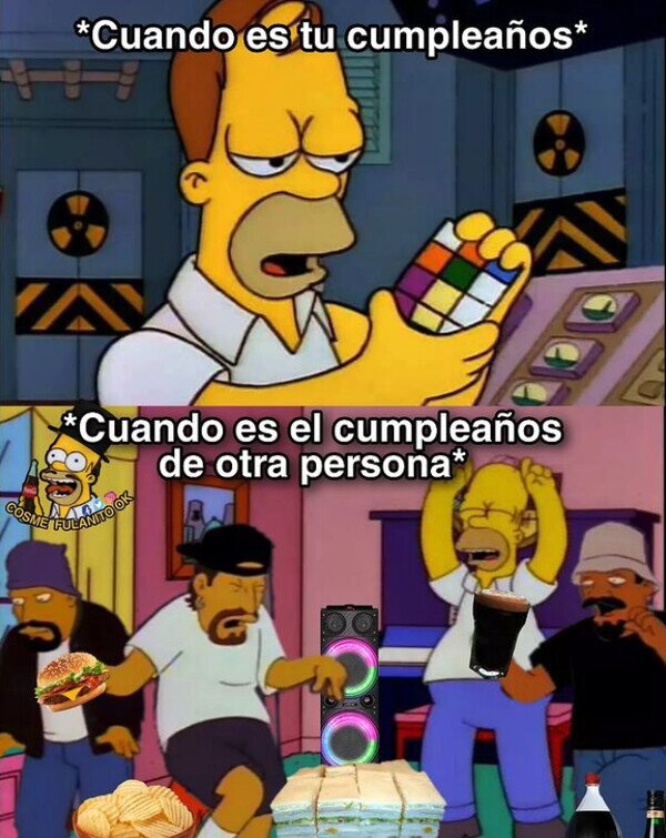 Meme_otros - Se festeja más un cumpelaños ajeno que el propio