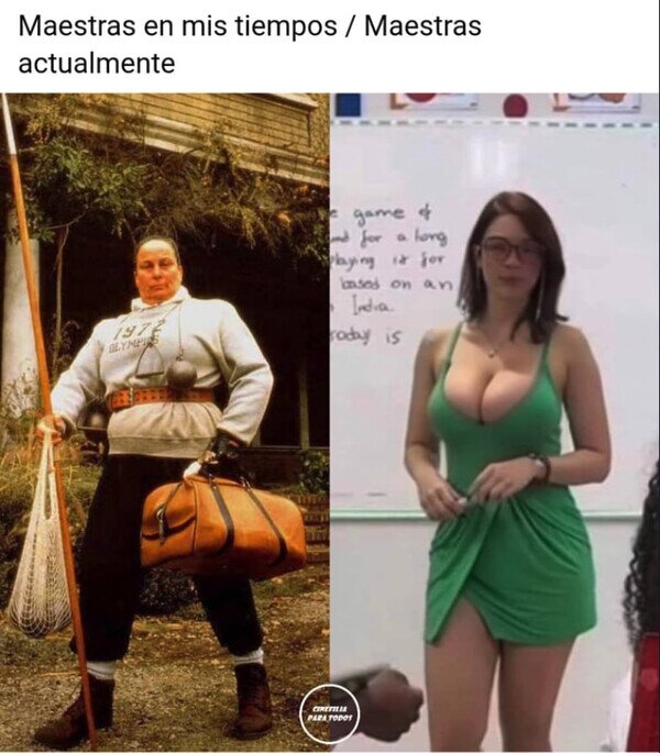 Otros - ¿Dónde estaban las maestras de ahora en mi época?