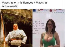 Enlace a ¿Dónde estaban las maestras de ahora en mi época?